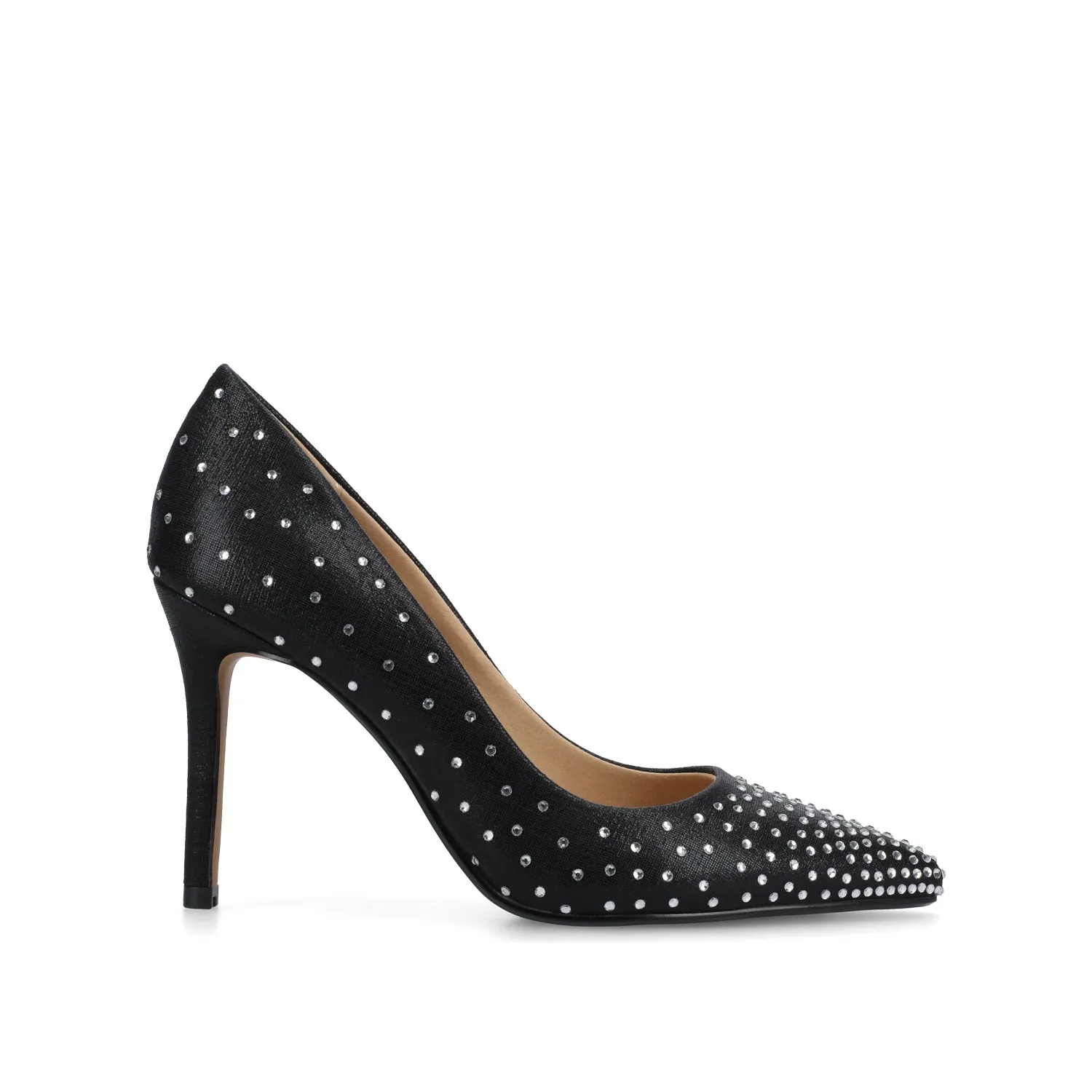 VENUS STATEMENT STILETTO DRESS PUMP HEELS - Black sold by Journee Collection