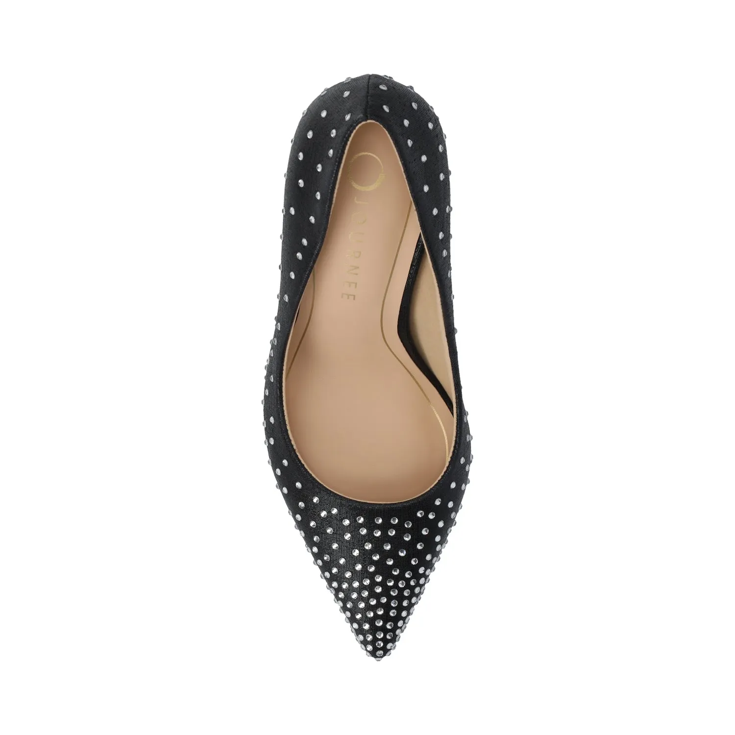 VENUS STATEMENT STILETTO DRESS PUMP HEELS - Black sold by Journee Collection product image thumbnail 4