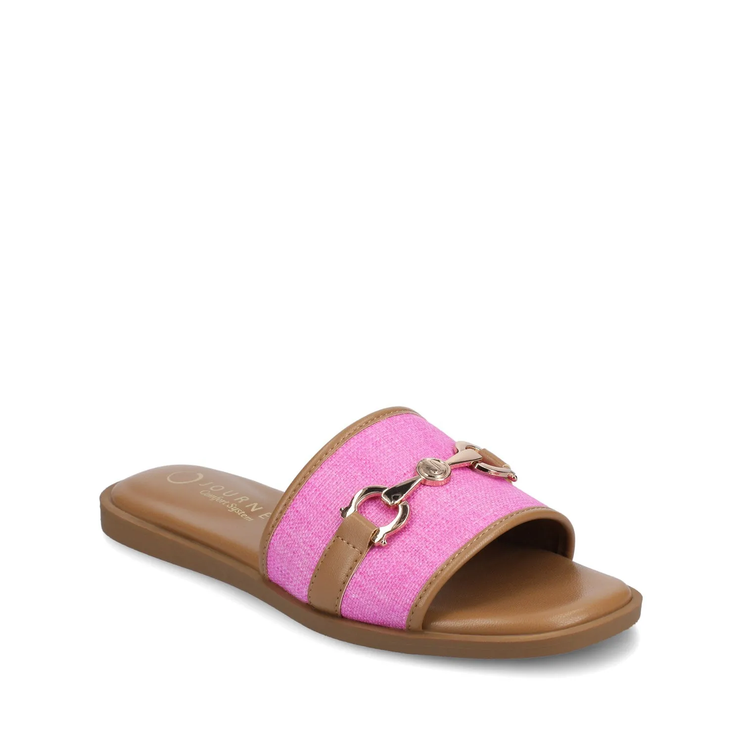 PRIYA SLIP ON SANDALS - Hot Pink sold by Journee Collection product image thumbnail 3