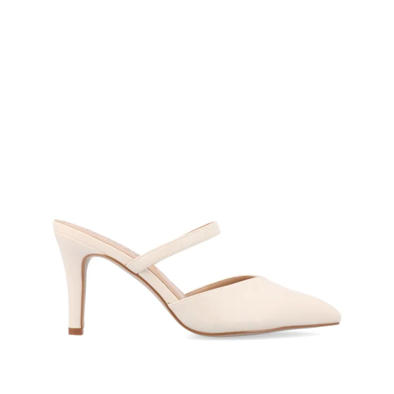 YVON COOL SHADE STILETTO PUMP HEELS IN NARROW - Porcelain sold by Journee Collection