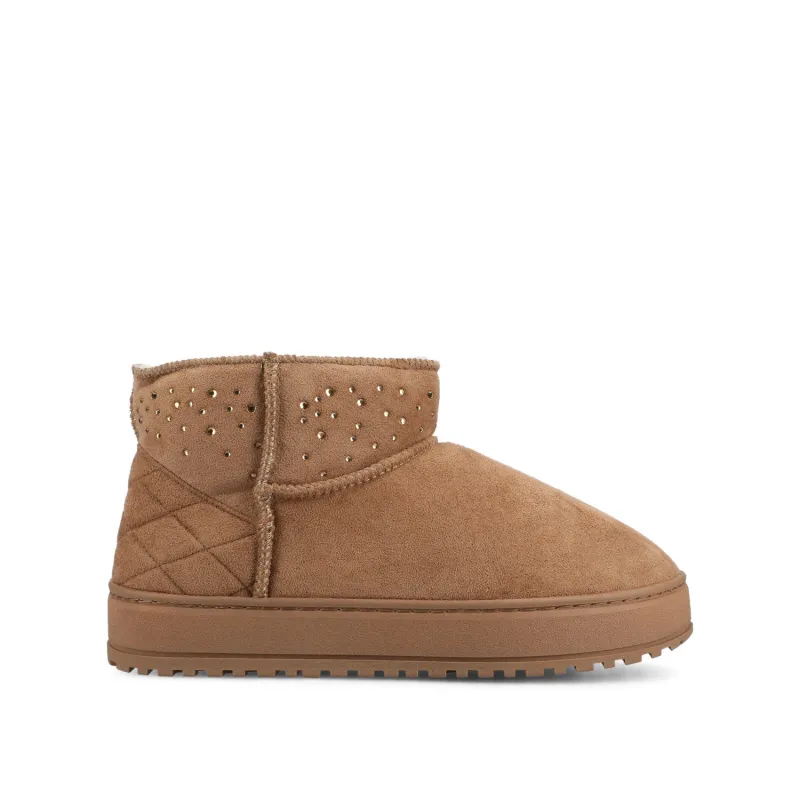 TARLA SLIPPER BOOTIE - Chestnut made by Journee Collection