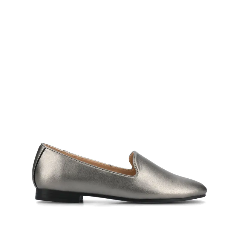 ISHANI BALLET FLATS IN WIDE - Pewter sold by Journee Collection
