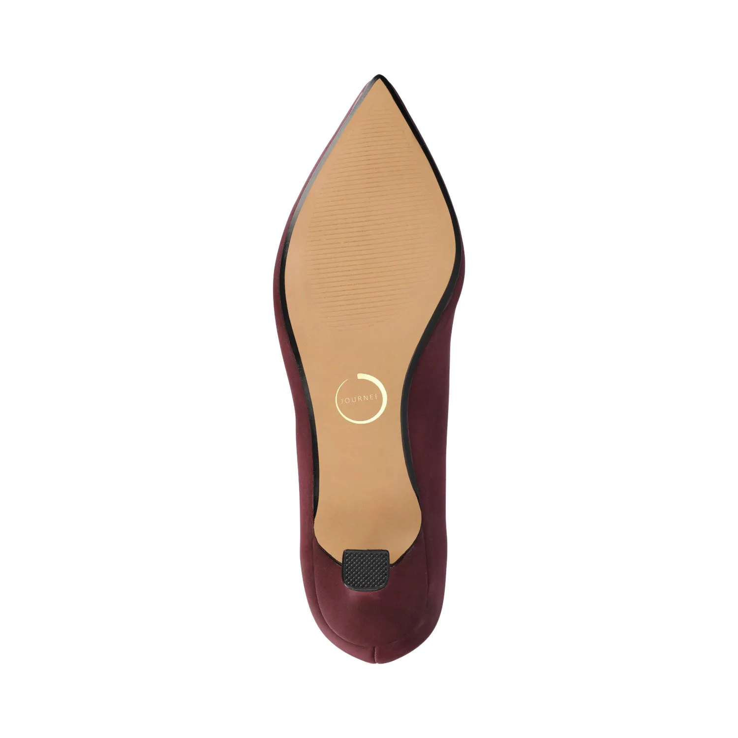 PAMMIE STATEMENT KITTEN HEELS - Oxblood sold by Journee Collection product image thumbnail 5