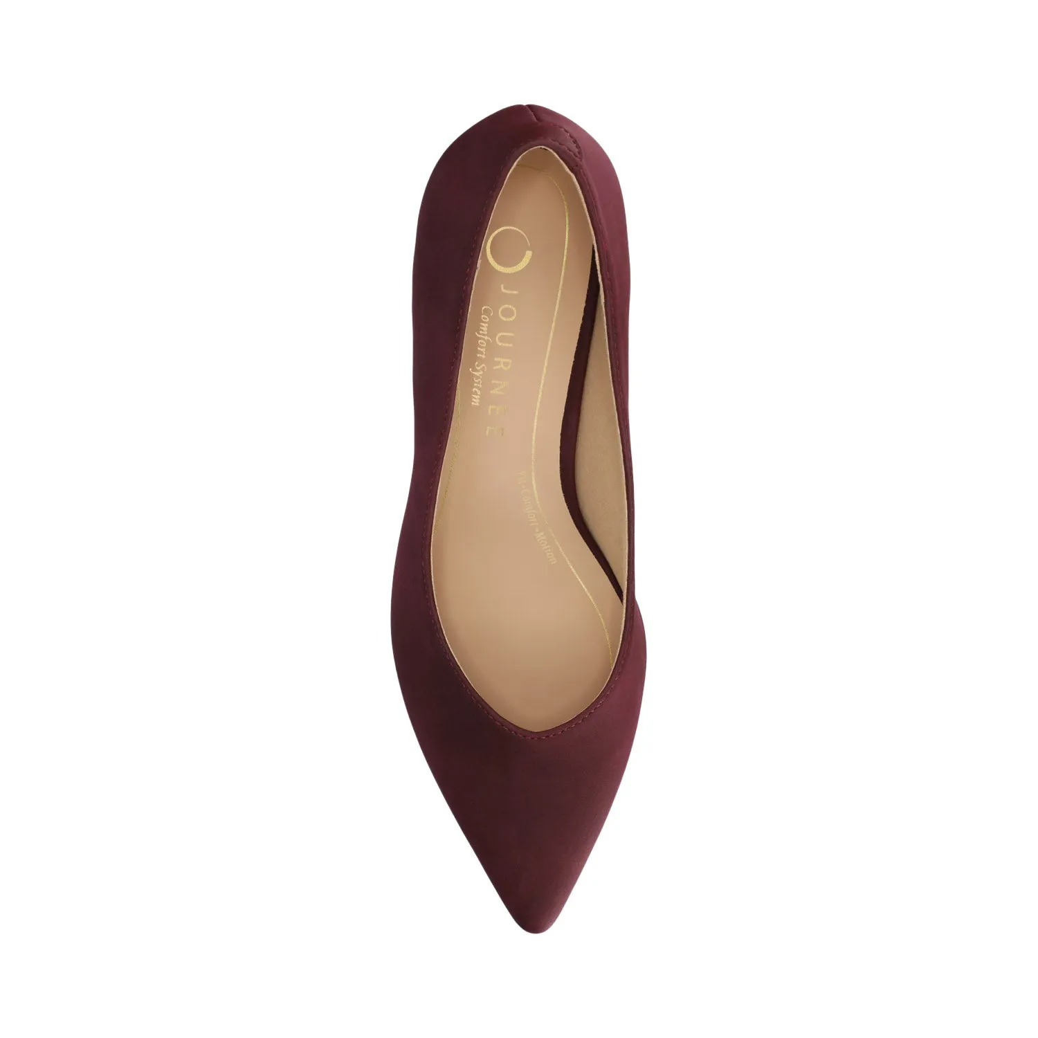 PAMMIE STATEMENT KITTEN HEELS - Oxblood sold by Journee Collection product image thumbnail 4