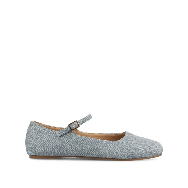 CARRIE DRESS FLATS - Denim sold by Journee Collection