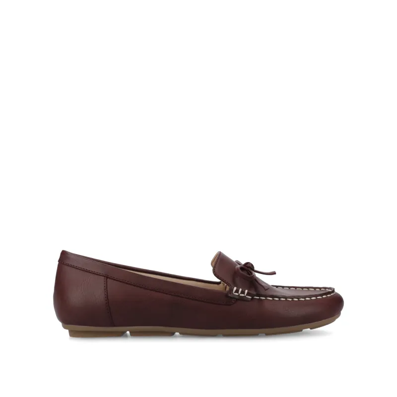 NOVELLA DRIVING LOAFER IN WIDE - Oxblood sold by Journee Collection