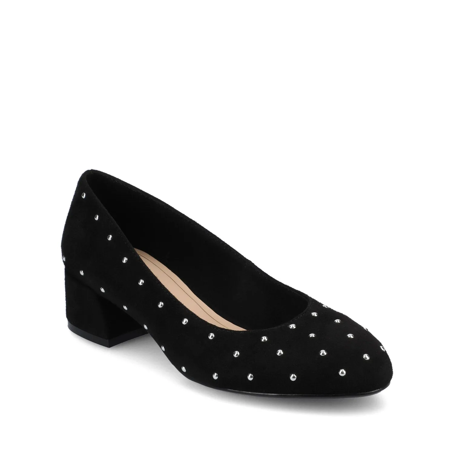 SAAR II LOW PUMP HEELS IN STATEMENT - Black Stud sold by Journee Collection product image thumbnail 2