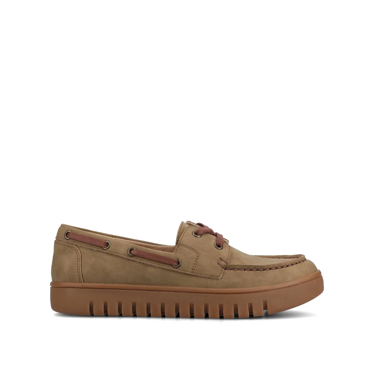 MARION BOAT SHOE LOAFER - Tan sold by Journee Collection
