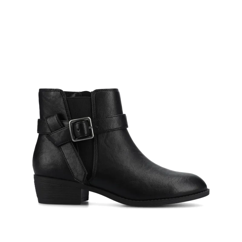 DEVINA ANKLE BOOTIES IN WIDE - Black sold by Journee Collection