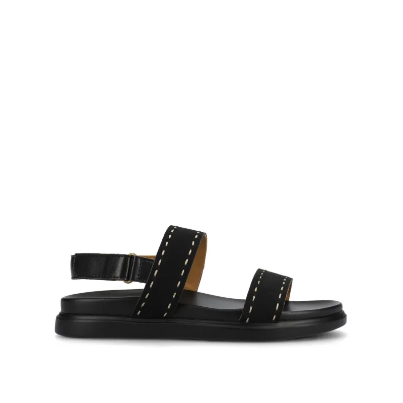 MILIE MULTI STRAP SANDALS - Black sold by Journee Collection