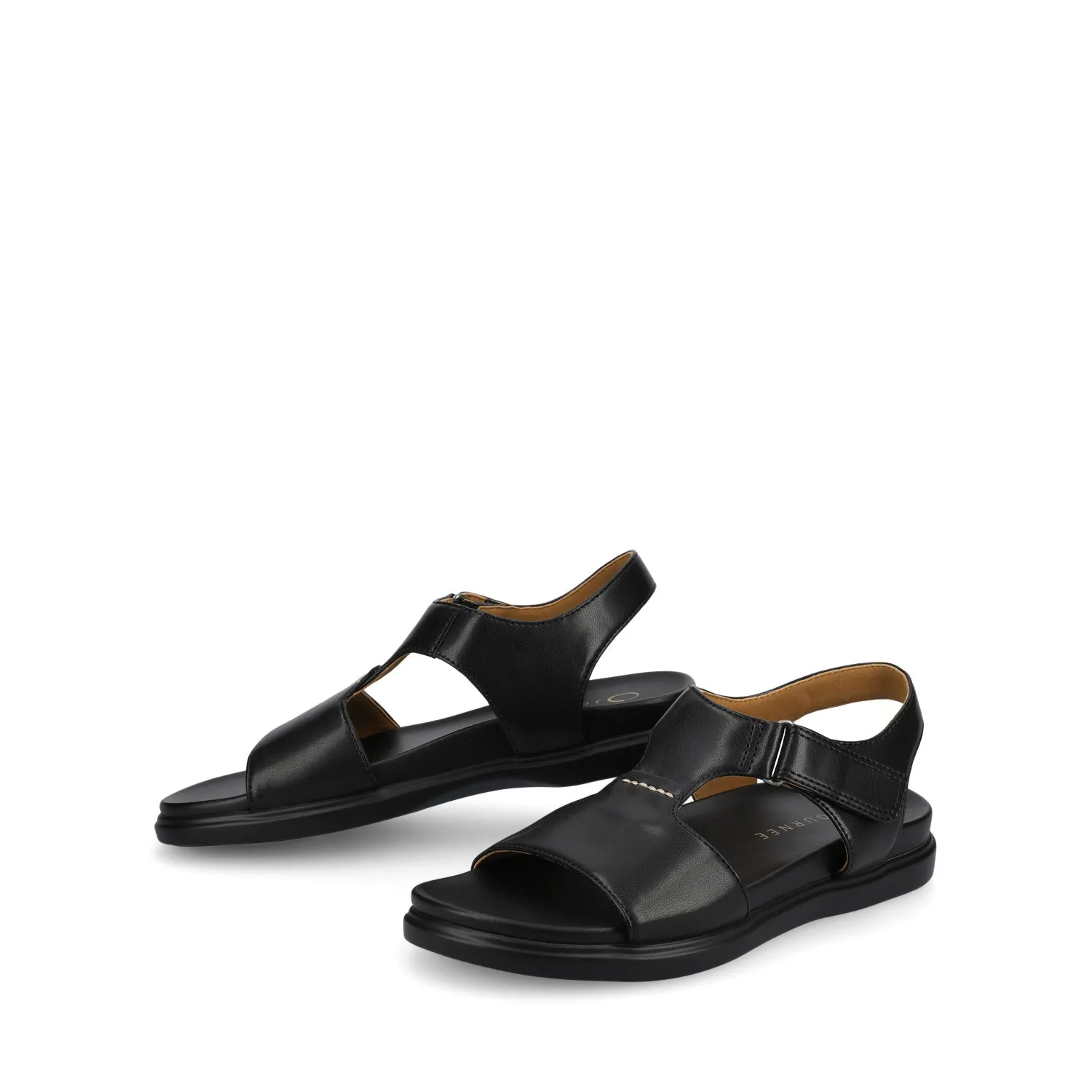 MIRA T-STRAP SANDALS - Black sold by Journee Collection product image thumbnail 2
