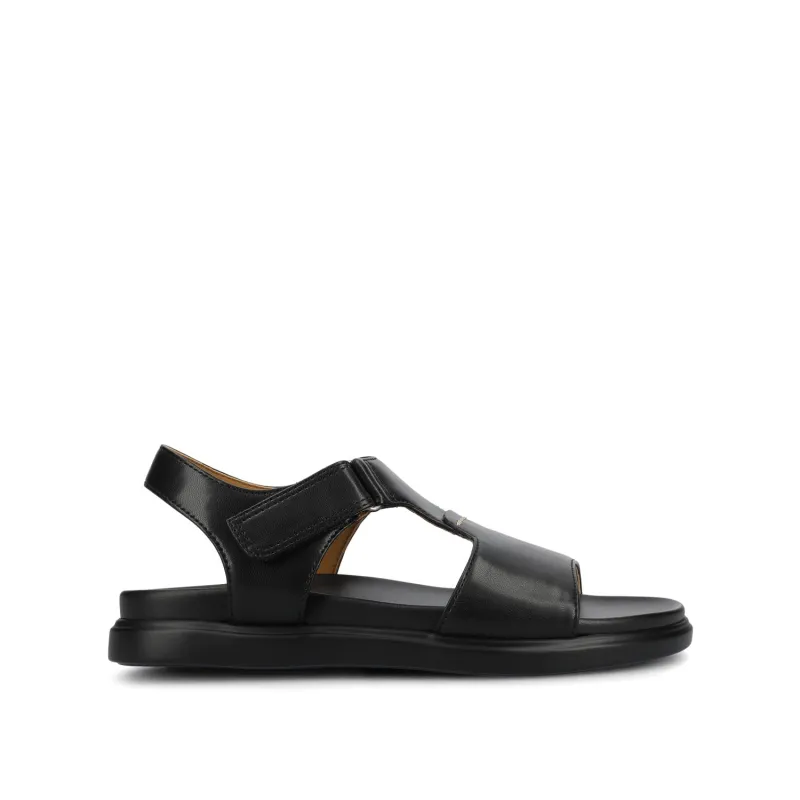 MIRA T-STRAP SANDALS - Black sold by Journee Collection