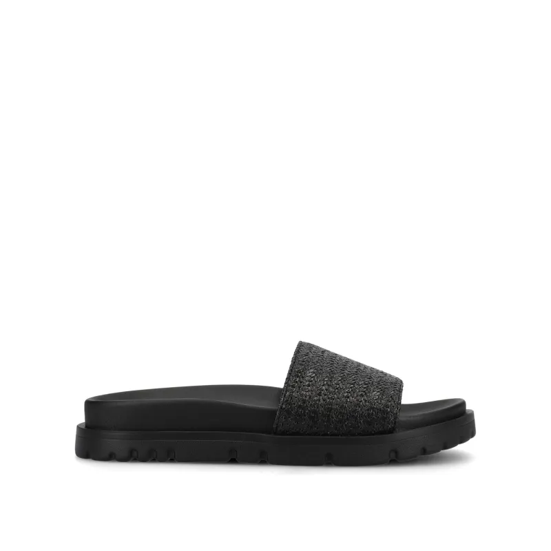 STARR SLIP ON SPORT SANDALS - Black sold by Journee Collection
