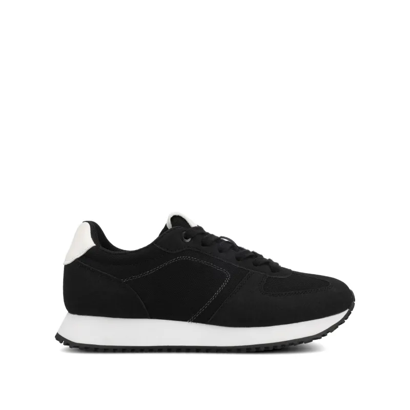 FLOW CASUAL LACE UP SNEAKERS - Black sold by Journee Collection