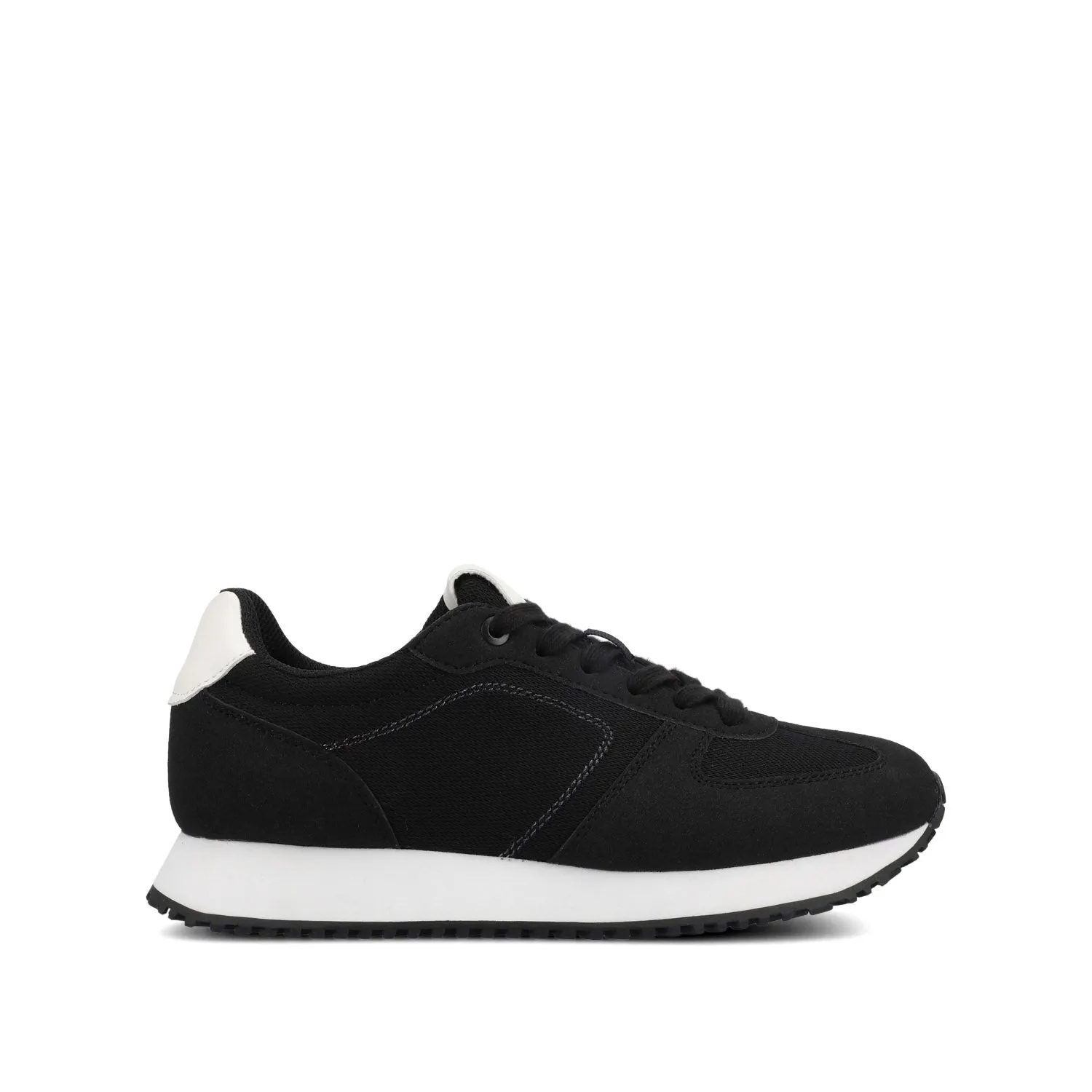 FLOW CASUAL LACE UP SNEAKERS - Black sold by Journee Collection
