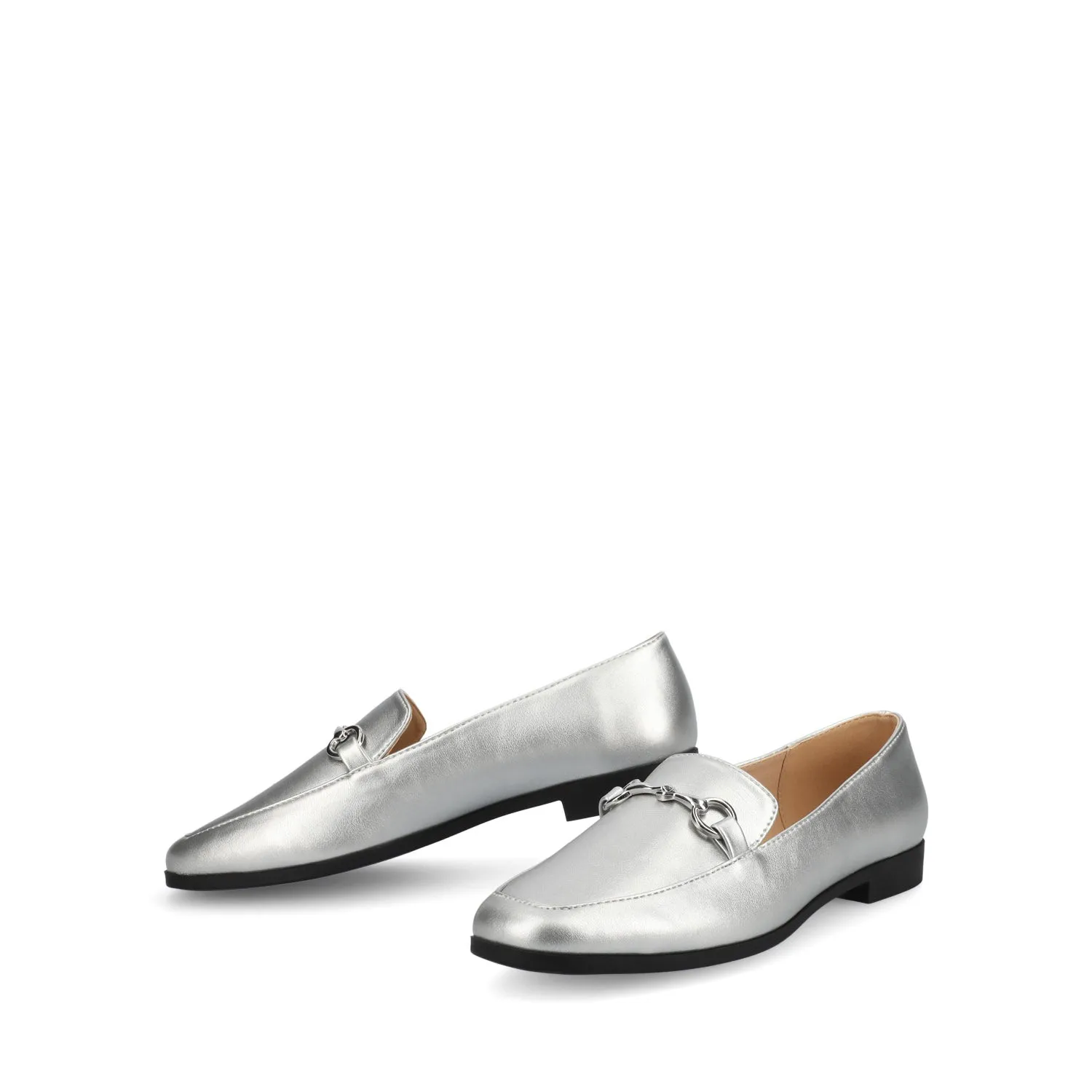 LACIE SLIP ON LOAFERS - Silver sold by Journee Collection product image thumbnail 3