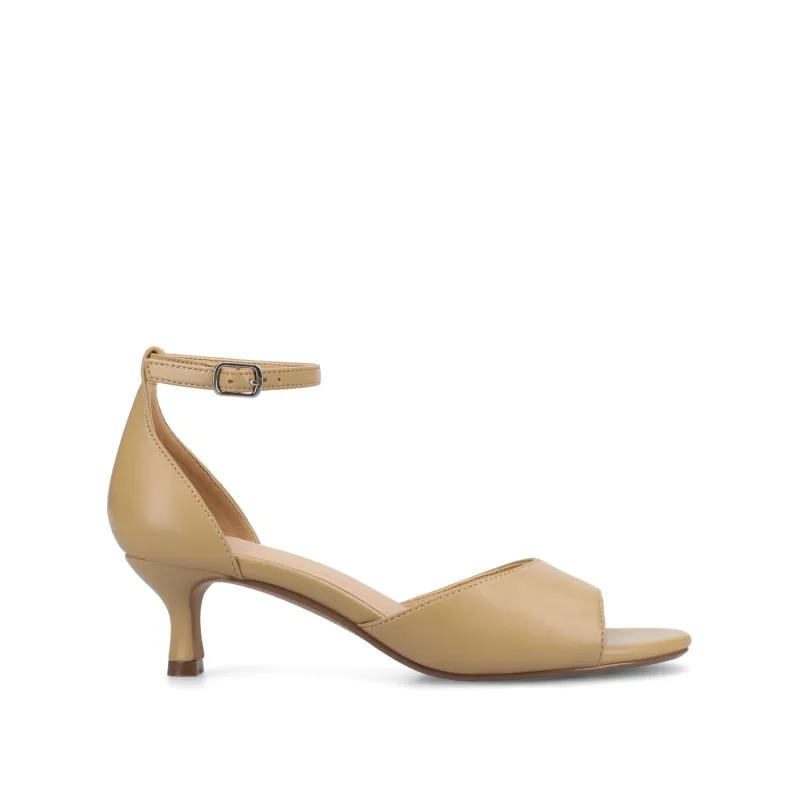 JEZZIE DRESS SANDALS IN WIDE - Sand sold by Journee Collection