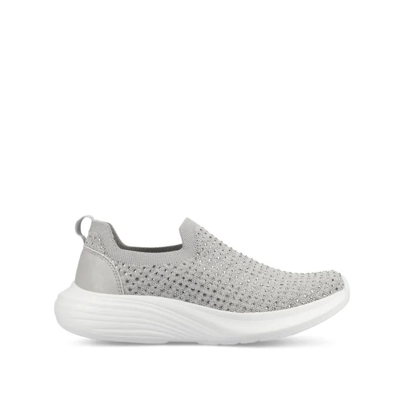 LINNEA CASUAL SNEAKERS - Grey Bling sold by Journee Collection
