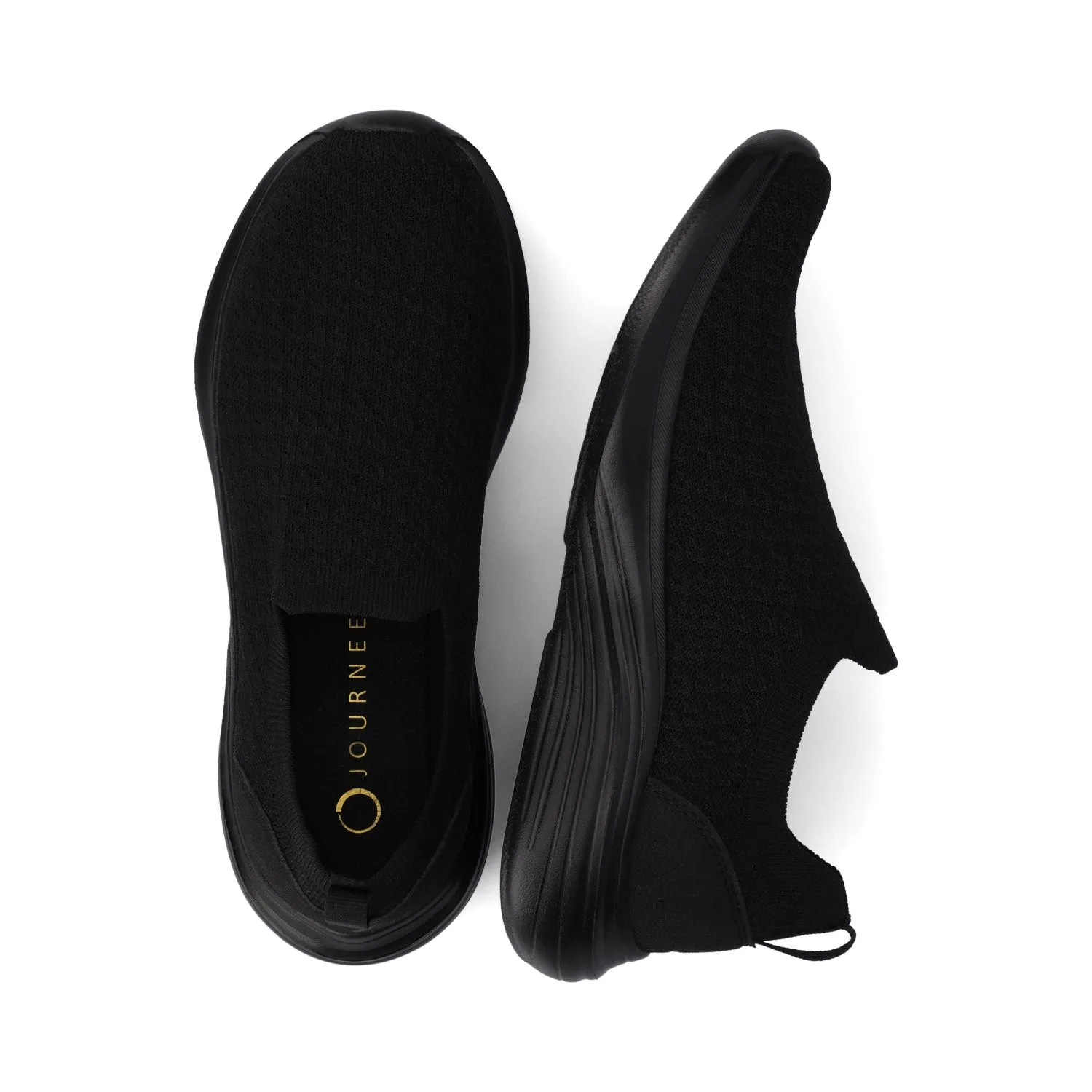 LINNEA CASUAL SNEAKERS - Black sold by Journee Collection product image thumbnail 3