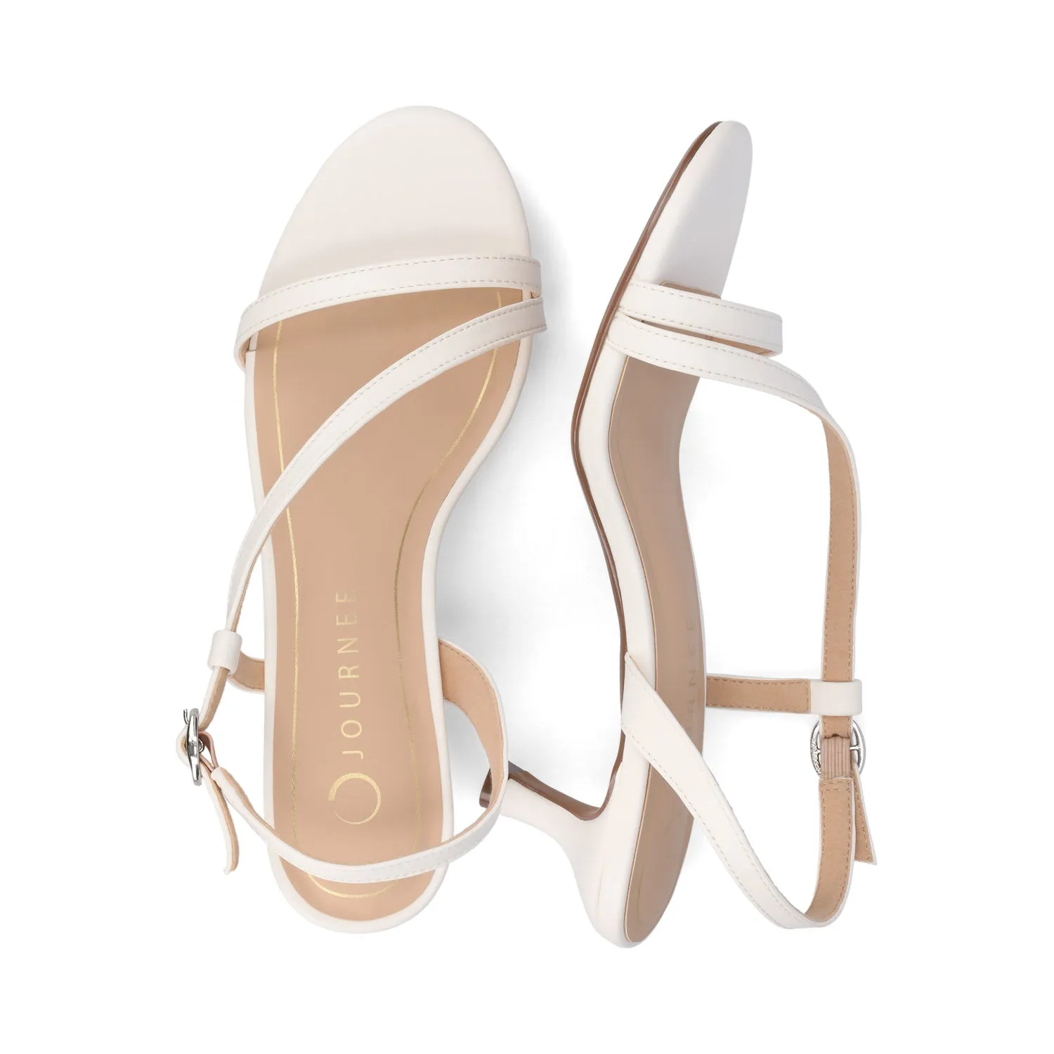 JEMRY DRESS SANDALS - White sold by Journee Collection product image thumbnail 3