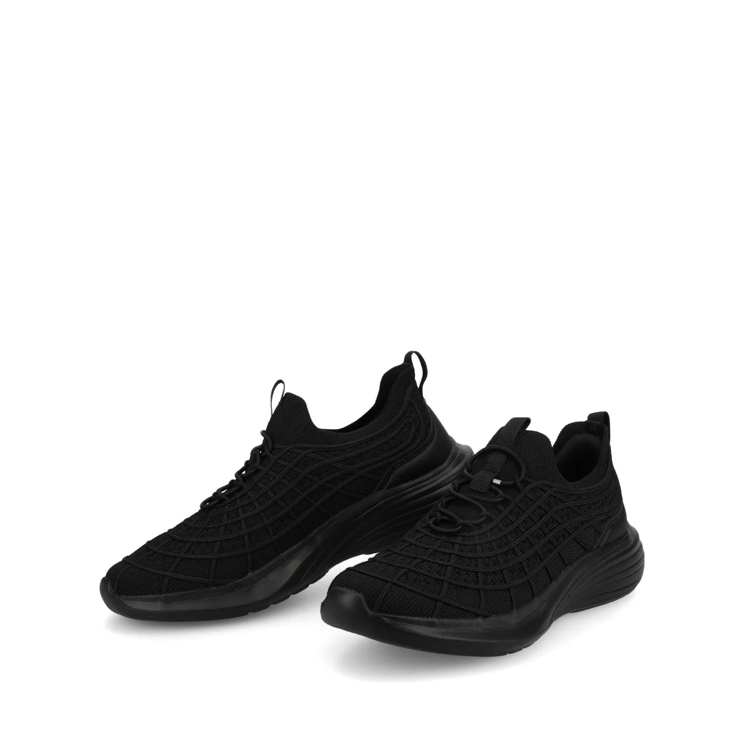 DASHA CASUAL SNEAKERS - Black Knit sold by Journee Collection product image thumbnail 2