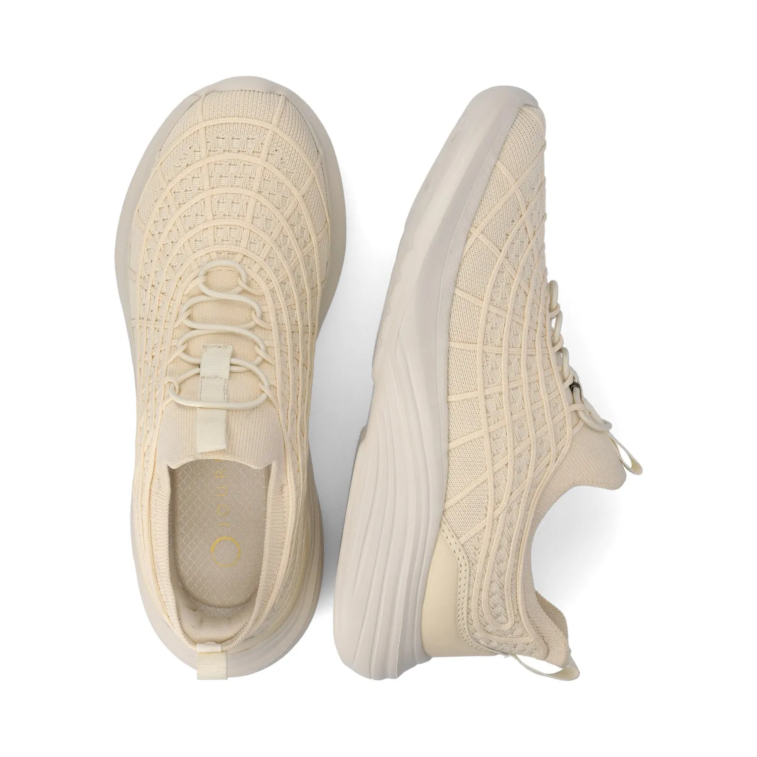 DASHA CASUAL SNEAKERS - Beige Knit sold by Journee Collection product image thumbnail 4