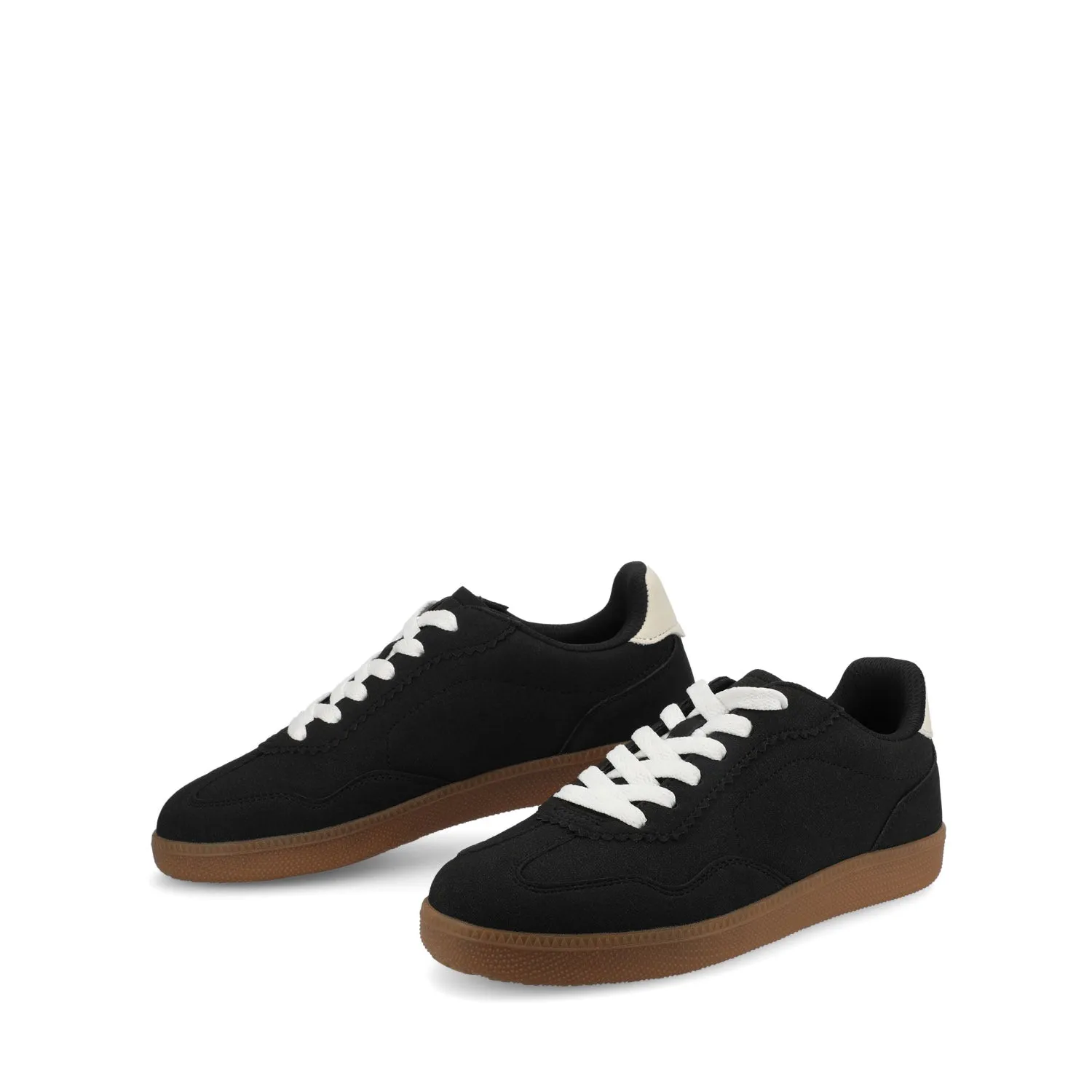 LUMMIE CASUAL LACE UP SNEAKERS - Black PU sold by Journee Collection product image thumbnail 2