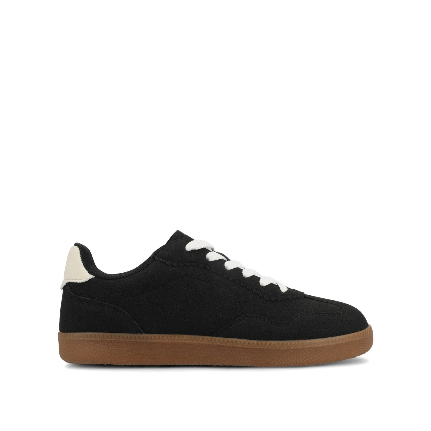 LUMMIE CASUAL LACE UP SNEAKERS - Black PU sold by Journee Collection