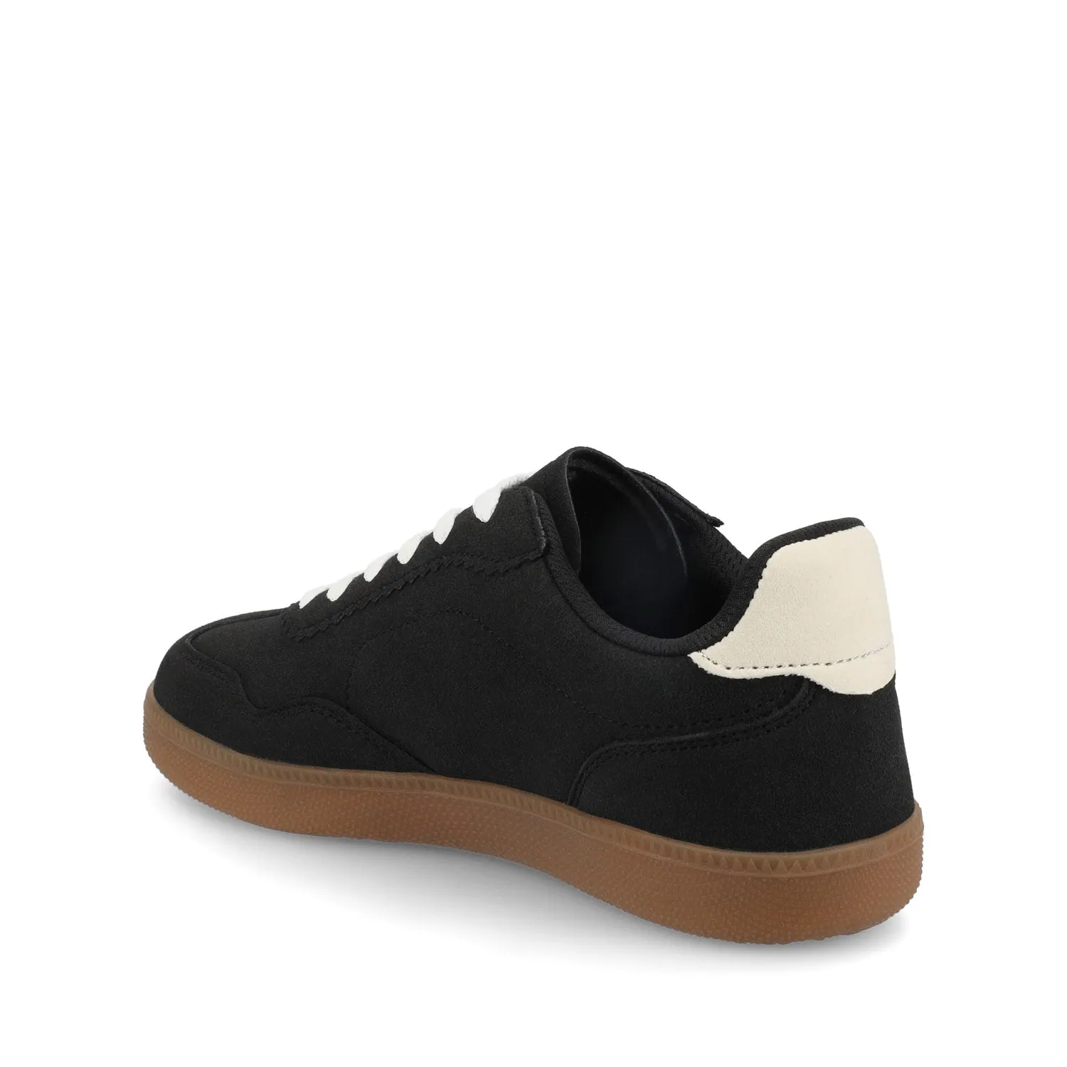 LUMMIE CASUAL LACE UP SNEAKERS - Black PU sold by Journee Collection product image thumbnail 4