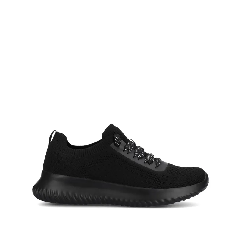 BRENA CASUAL SNEAKERS - Black Knit sold by Journee Collection