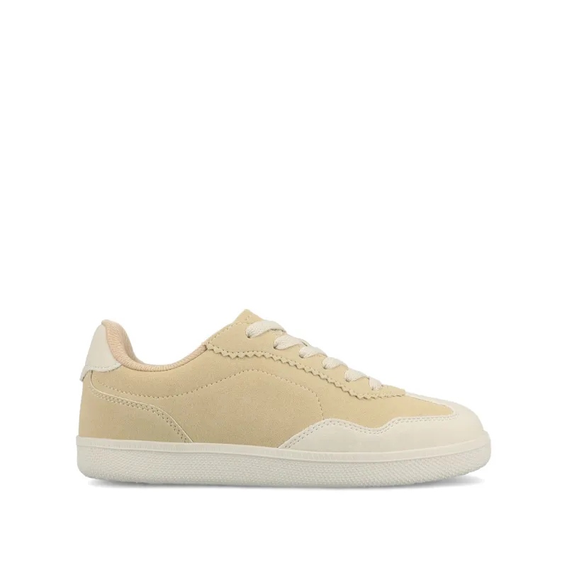 LUMMIE CASUAL LACE UP SNEAKERS - Tan PU sold by Journee Collection