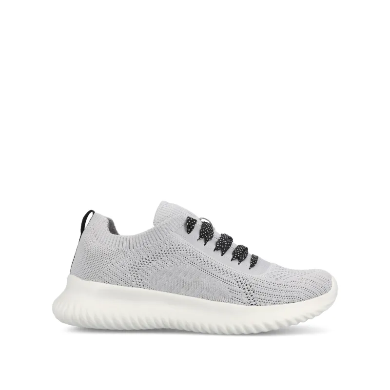 BRENA CASUAL SNEAKERS - Grey Knit sold by Journee Collection