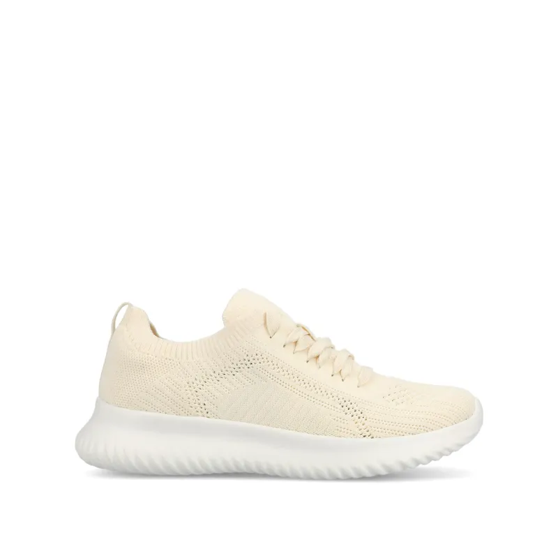 BRENA CASUAL SNEAKERS - Cream Knit sold by Journee Collection