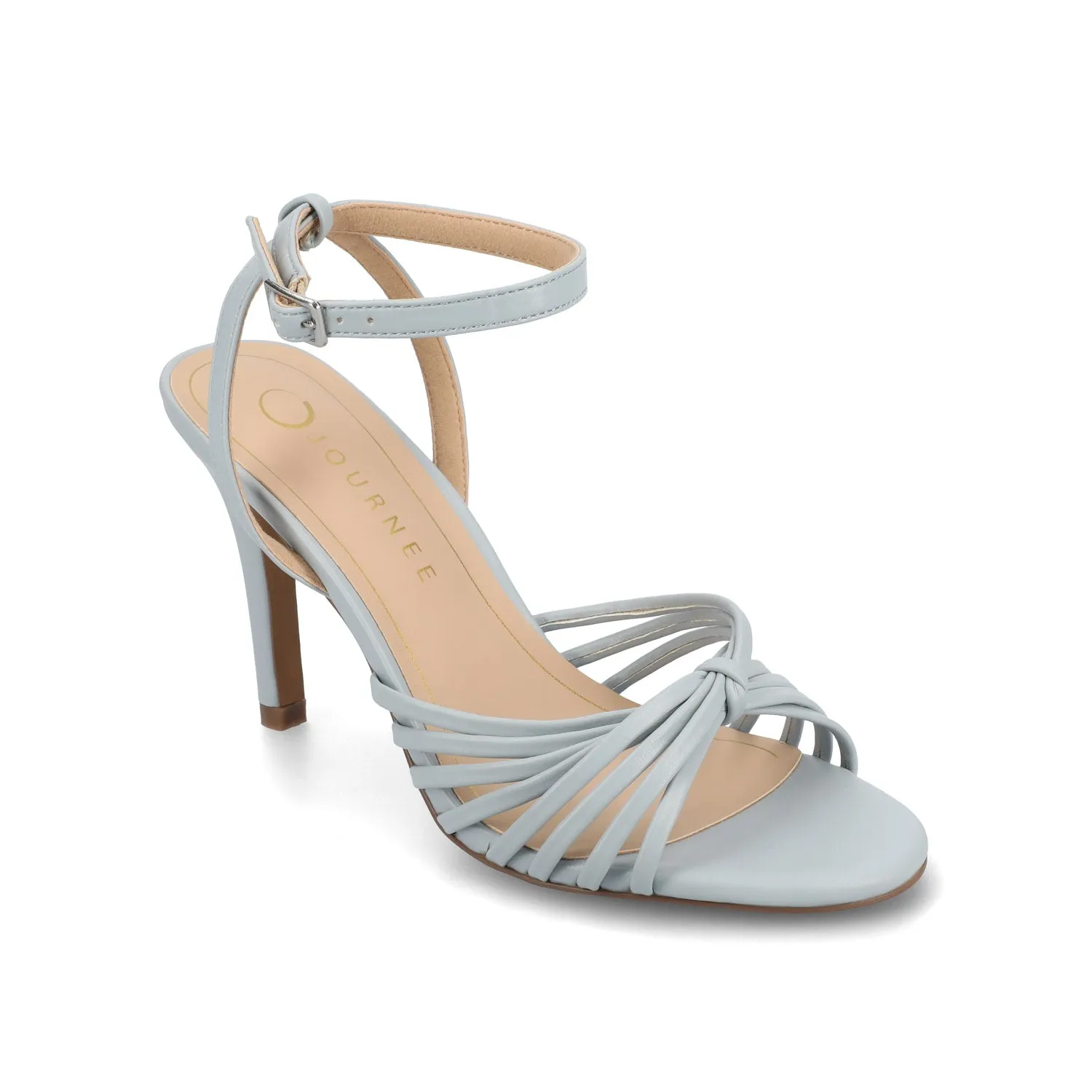 VANITA STILETTO HEELS IN VEGAN LEATHER IN WIDE - Blue sold by Journee Collection product image thumbnail 2
