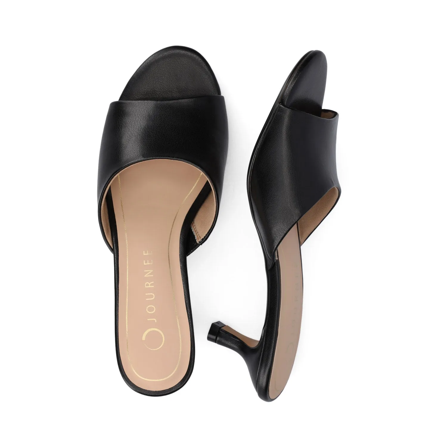 JEYLAH DRESS SANDALS - Black PU sold by Journee Collection product image thumbnail 3