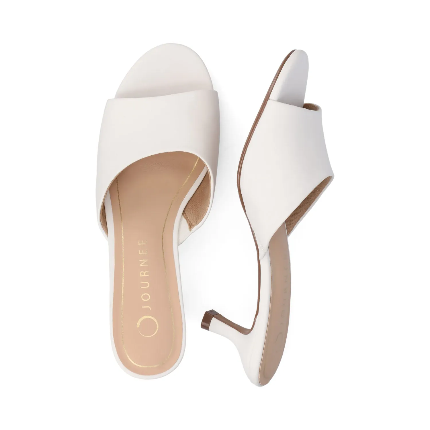 JEYLAH DRESS SANDALS - White PU sold by Journee Collection product image thumbnail 3