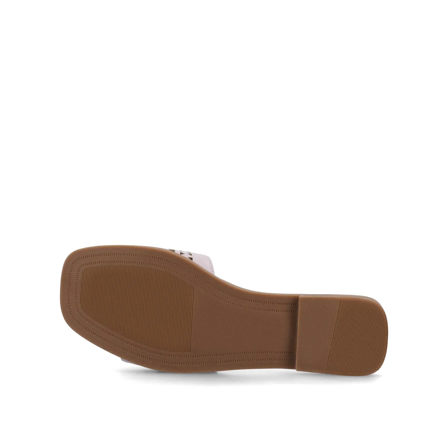 BRODIE SLIDE SANDALS IN VEGAN LEATHER - Lilac PU sold by Journee Collection product image thumbnail 5