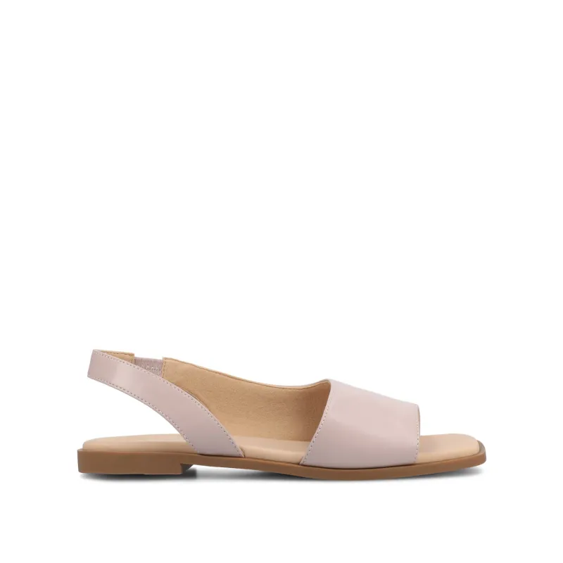 BRINSLEY SANDALS IN VEGAN LEATHER - Lilac PU sold by Journee Collection