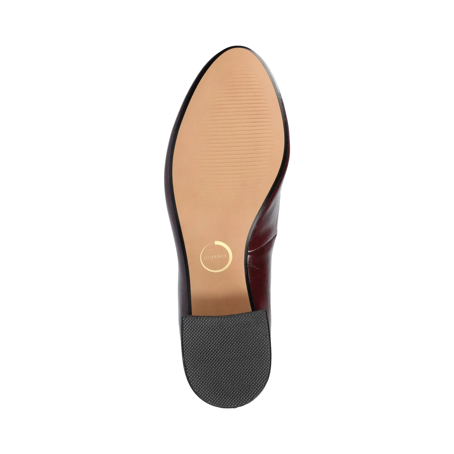 SAAR II LOW PUMP HEELS IN PATENT - Oxblood Patent sold by Journee Collection product image thumbnail 5