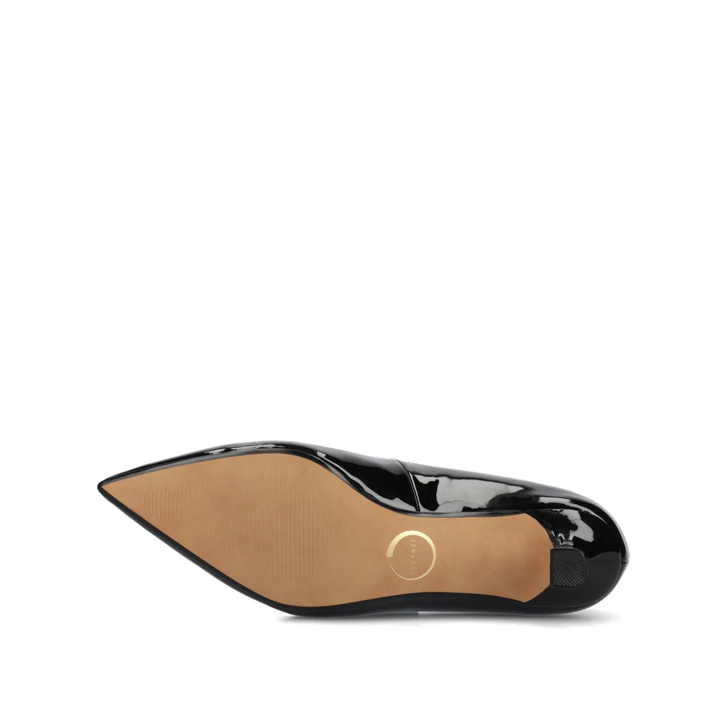 PAMMIE KITTEN HEELS IN PATENT - Black Patent sold by Journee Collection product image thumbnail 5