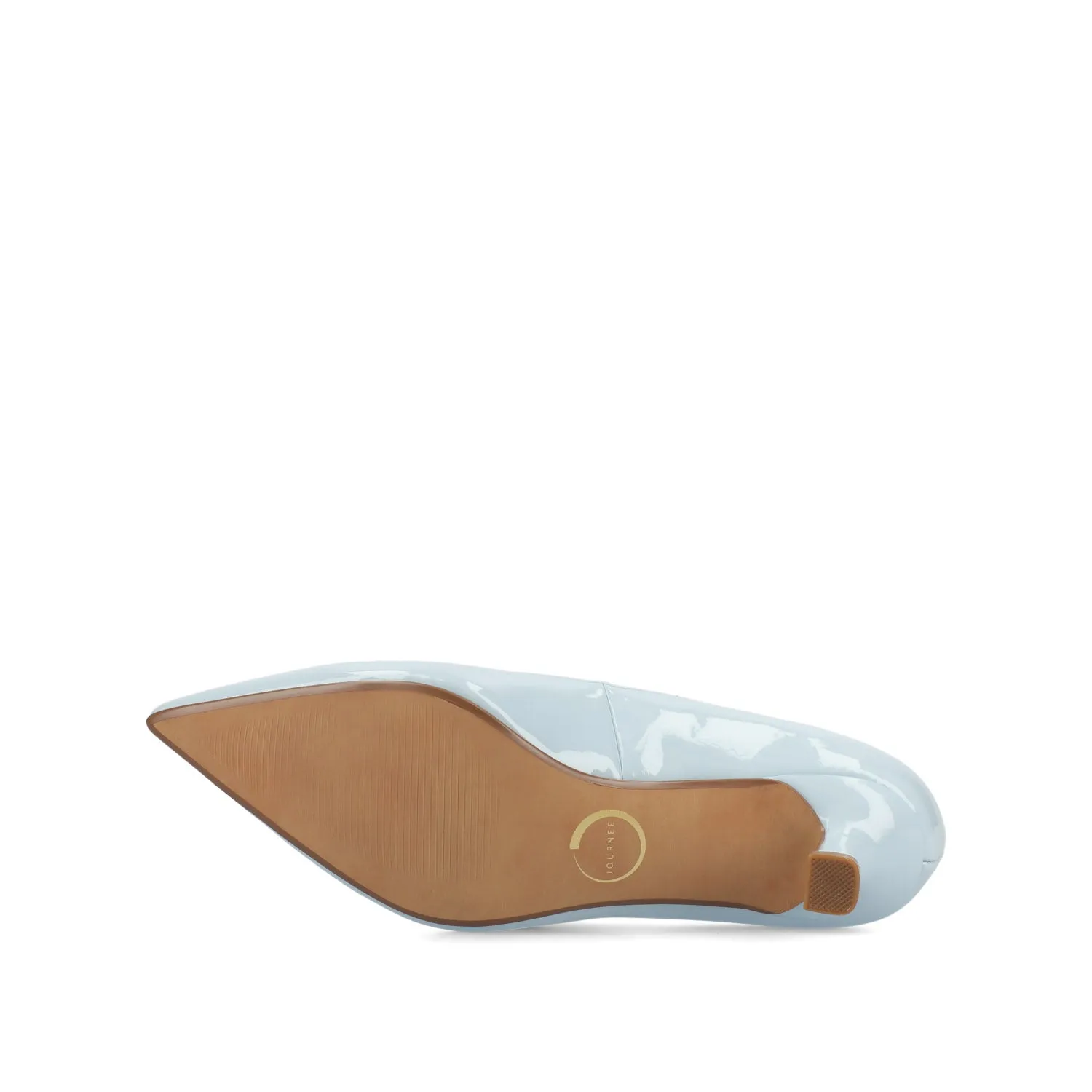 PAMMIE KITTEN HEELS IN PATENT - Blue Patent sold by Journee Collection product image thumbnail 5