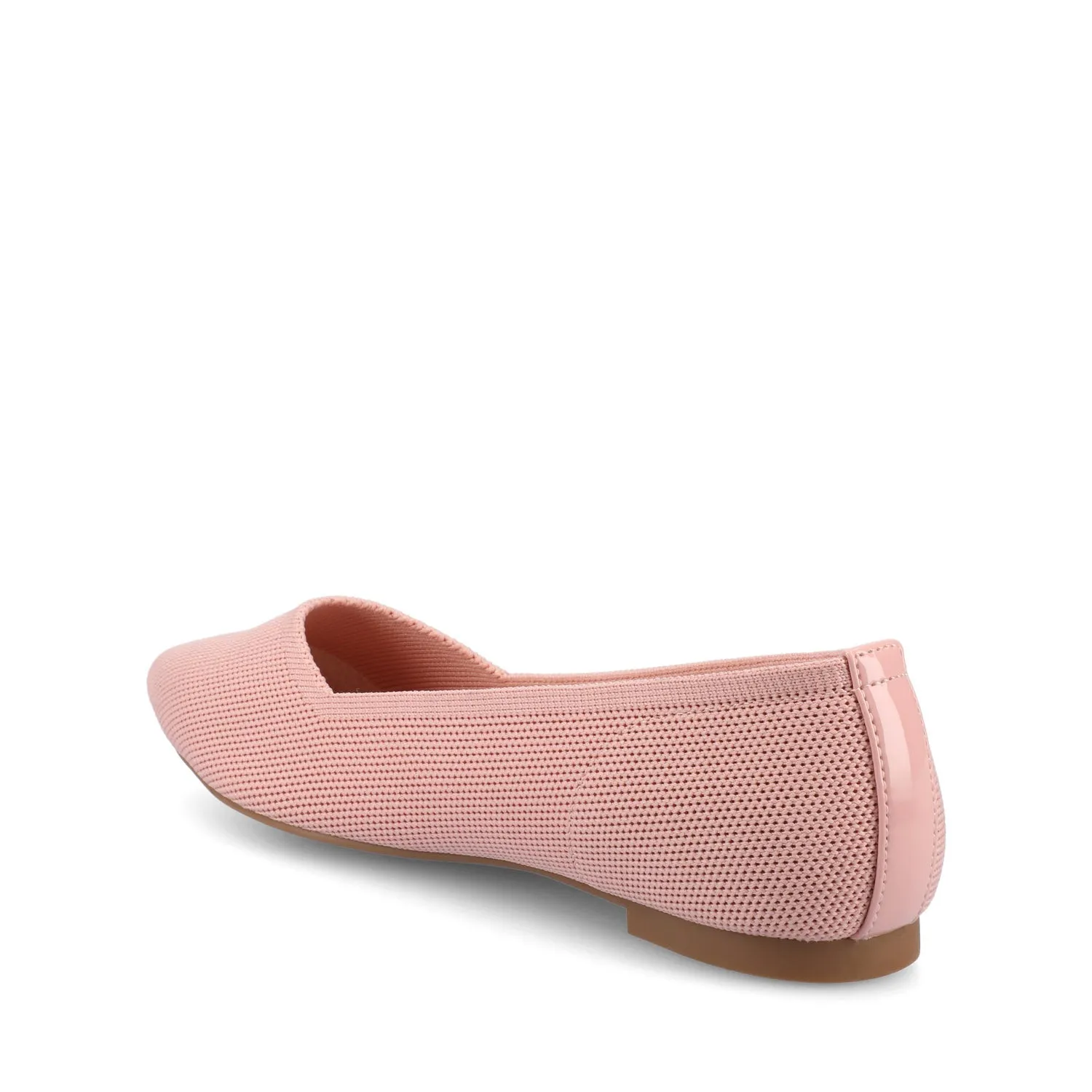 MINNAH BALLET FLATS IN KNIT FABRIC - Pink Knit sold by Journee Collection product image thumbnail 4