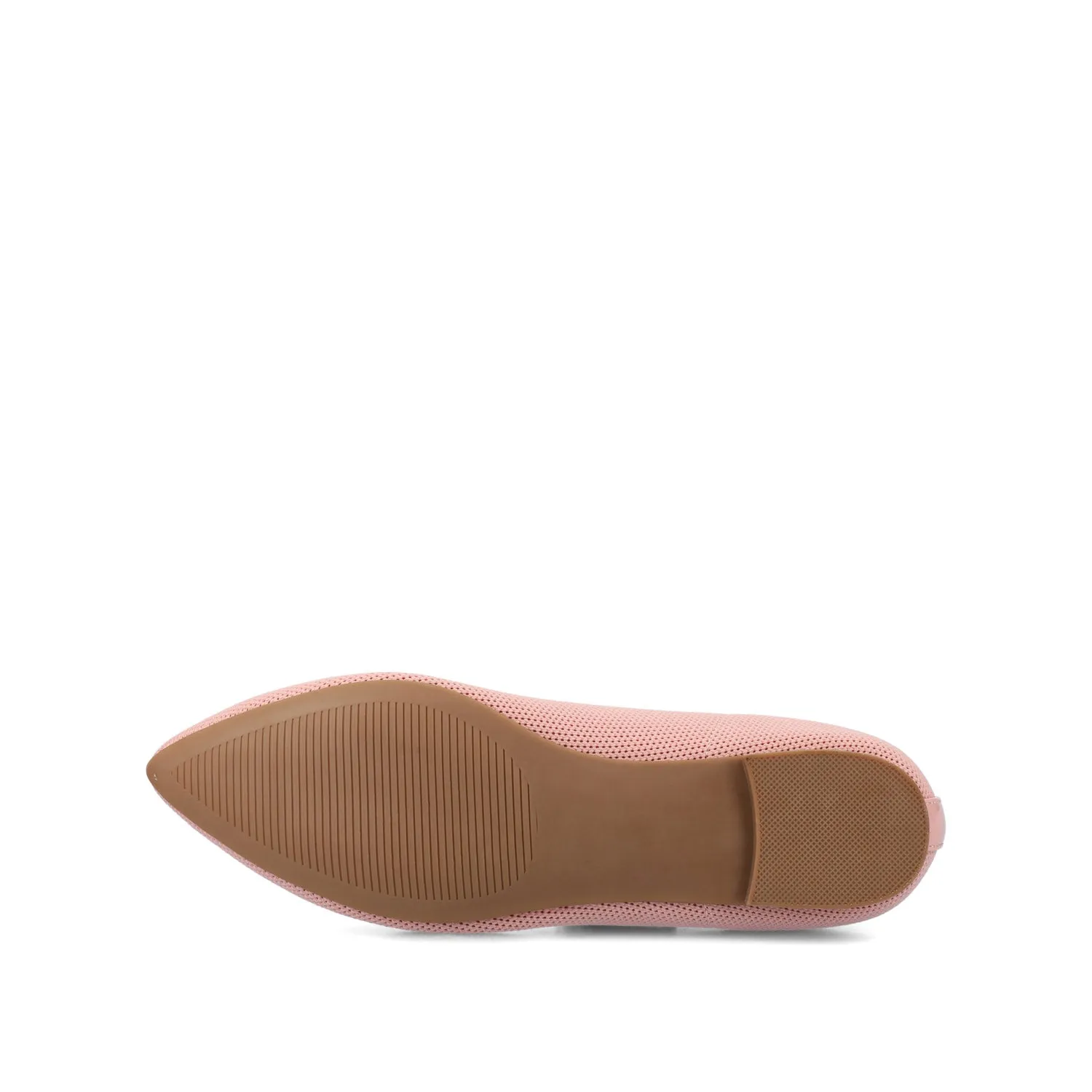 MINNAH BALLET FLATS IN KNIT FABRIC - Pink Knit sold by Journee Collection product image thumbnail 5