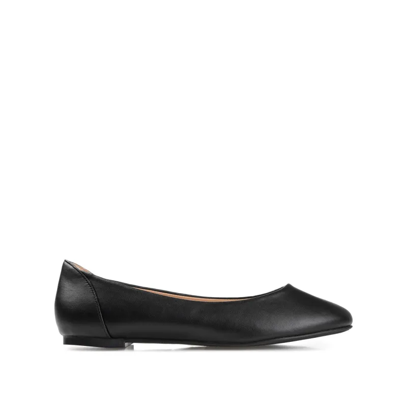 KAVN BALLET FLATS IN VEGAN LEATHER - Black sold by Journee Collection