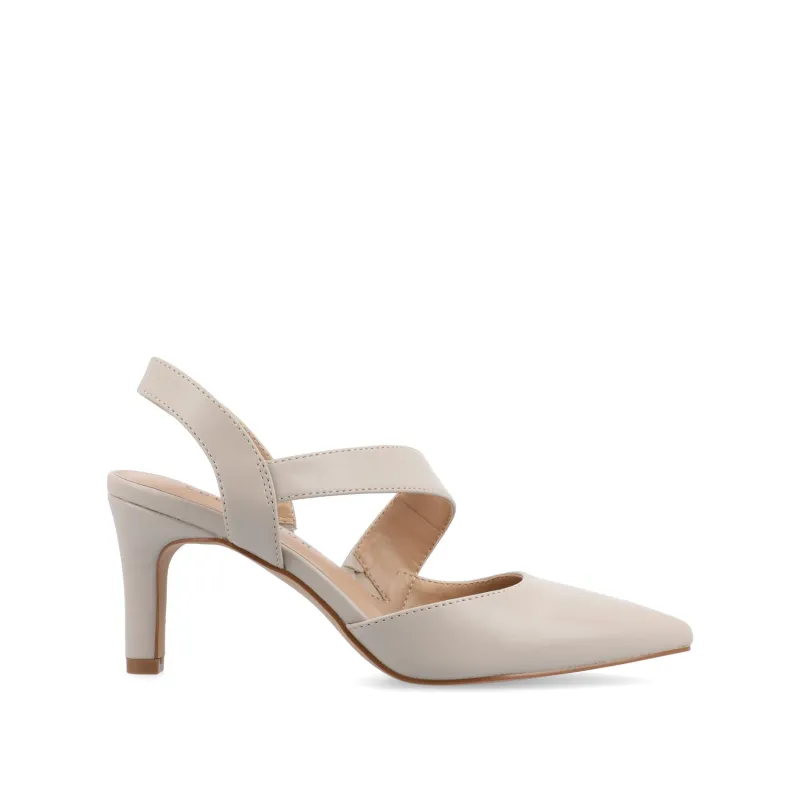 SCARLETT STILETTO HEELS IN PATENT - Grey sold by Journee Collection