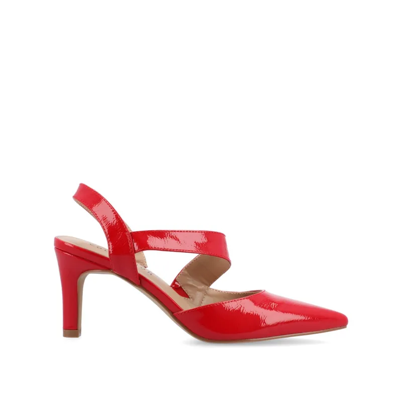 SCARLETT STILETTO HEELS IN PATENT - Red sold by Journee Collection