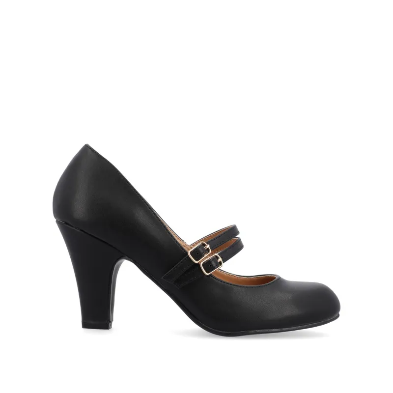 WINDY CROCO MARY JANE PUMP HEELS IN NARROW - Black sold by Journee Collection