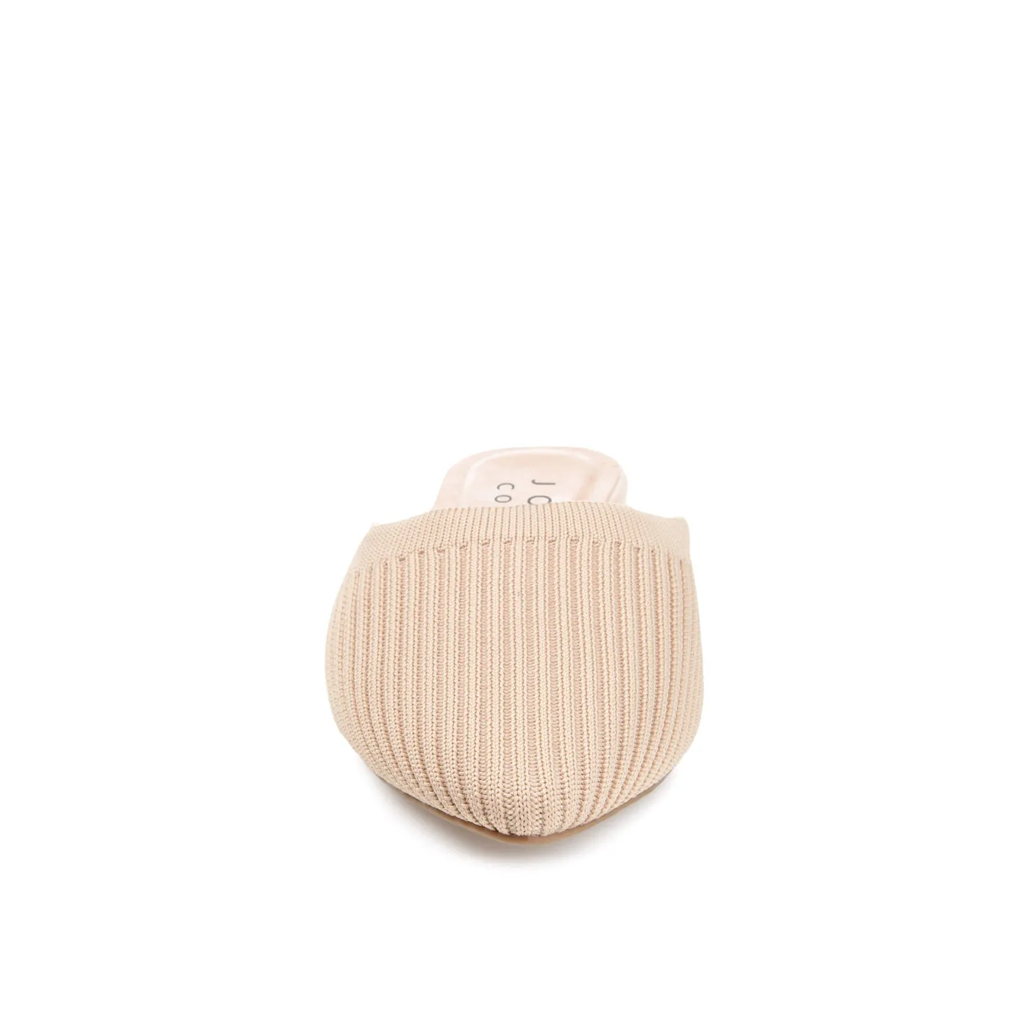 ANIEE MULE FLATS IN BASIC KNIT FABRIC - Off White sold by Journee Collection product image thumbnail 5