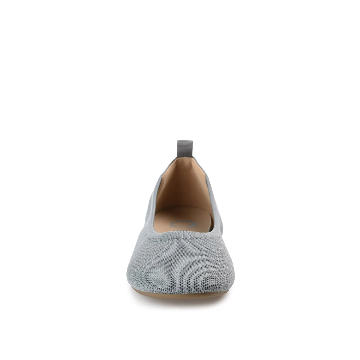 BALLET FLAT IN FABRIC (WIDE) - Grey sold by Journee Collection product image thumbnail 5