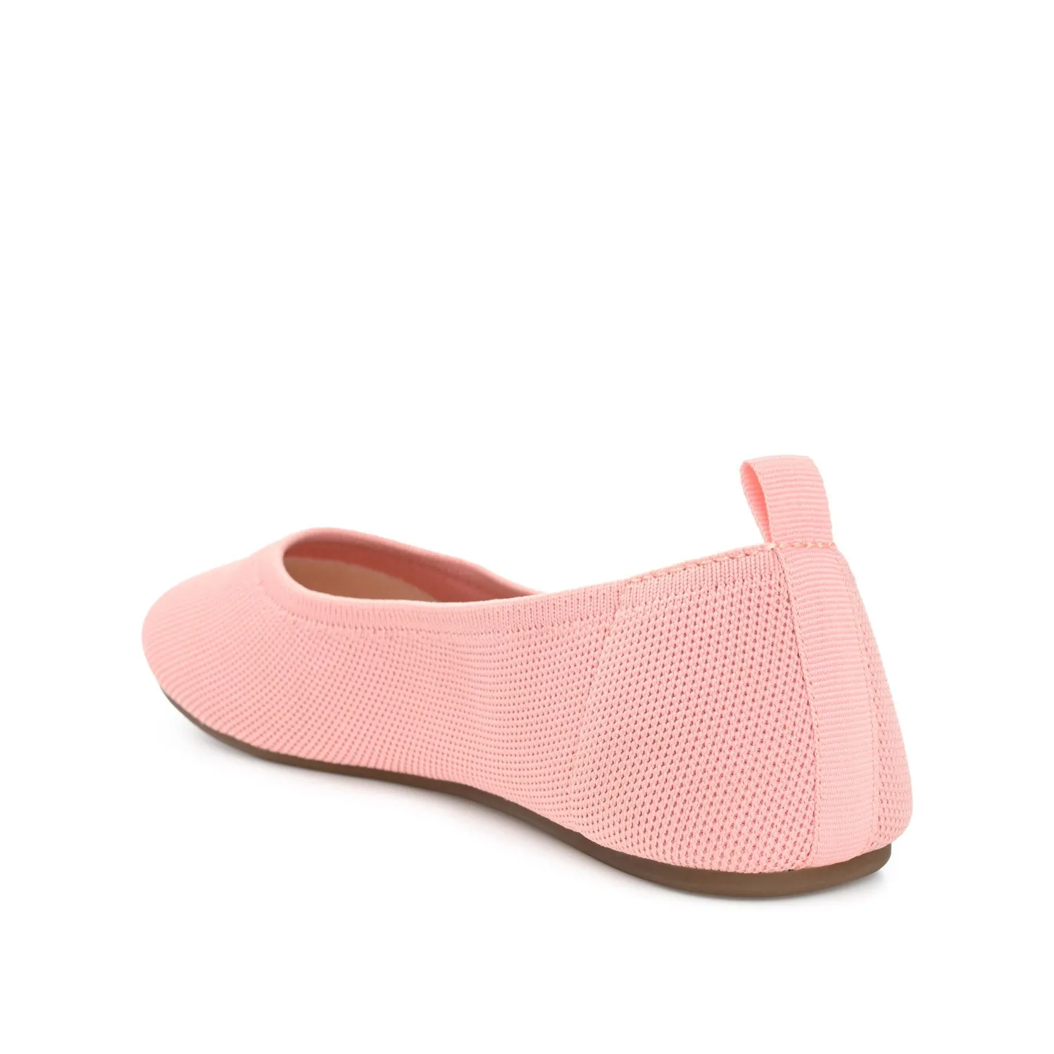 BALLET FLAT IN FABRIC (WIDE) - Pink sold by Journee Collection product image thumbnail 4